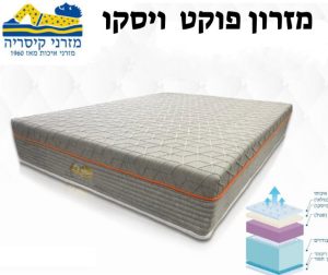 מזרון קפיצים מבודדים מדיקל פוקט ויסקו