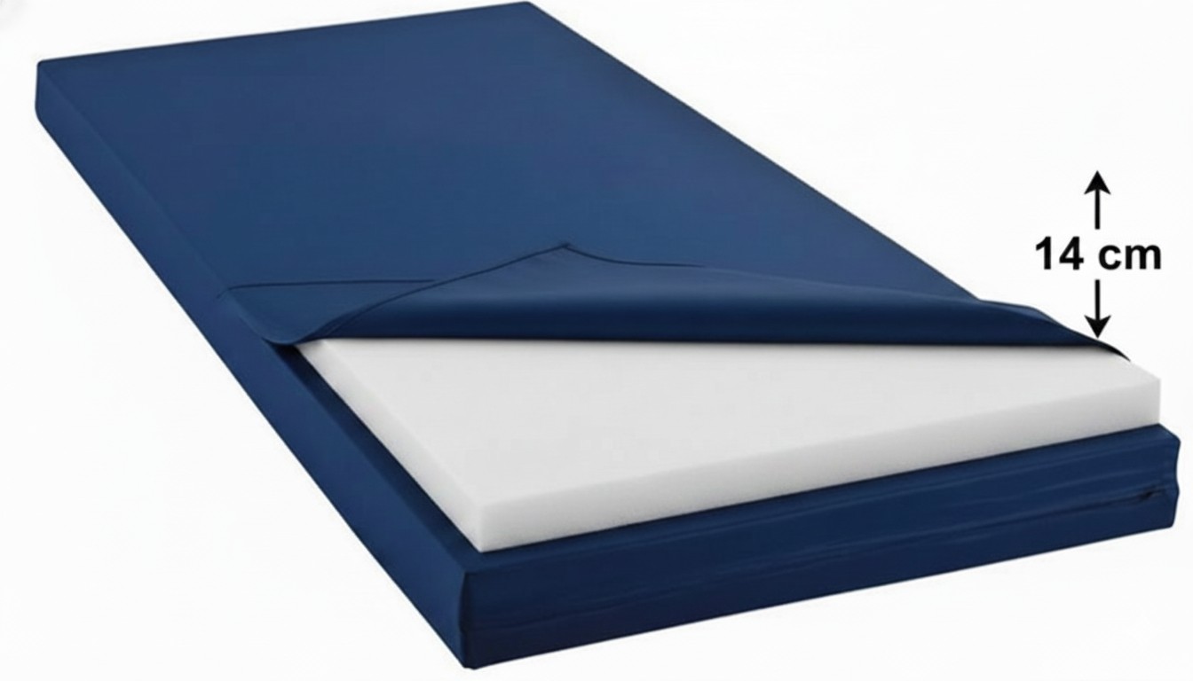 מזרון ספוג לבן גובה 14 מחסני מזרונים אונליין מזרן ספוג לילדים גובה 14 ס"מ ( ספוג לבן ) – תמונה 1